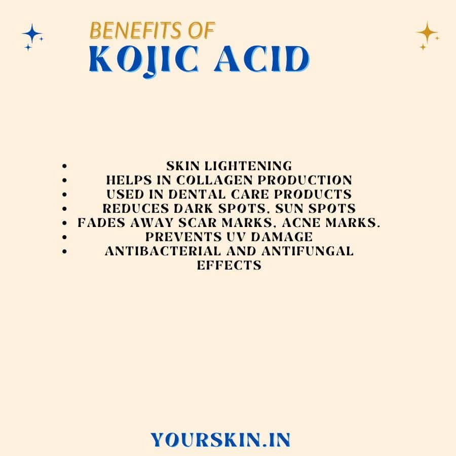 All the Benefits of Kojic Acid