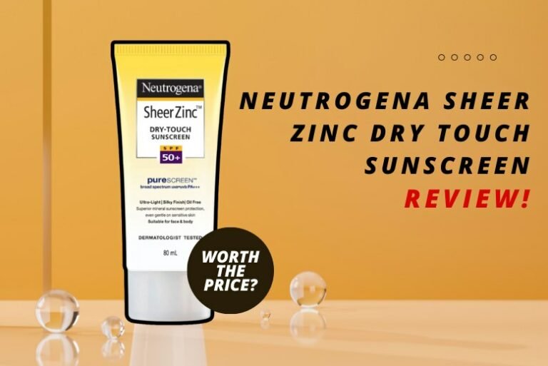 Neutrogena Sheer Zinc Dry Touch Sunscreen Review