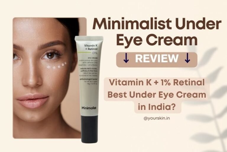 Minimalist Under Eye Cream Review: Vitamin K + Retinal 1%